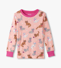 Girls Little Kitties Cotton Pajama Set | Hatley Onsale Girls
