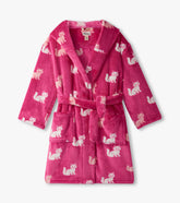 Girls Little Kitties Fuzzy Fleece Robe | Hatley