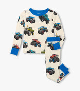 Boys Mega Monster Trucks Bamboo Pajama Set | Hatley US Boys