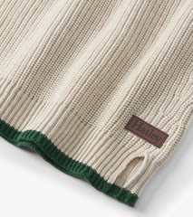 Boys Oatmeal Melange Button Neck Sweater | Hatley US Boys