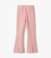 Girls Flamingo Pink Herringbone Bell Bottoms | Hatley
