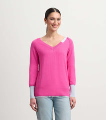 Cary Sweater - Pink Lagoon | Hatley Sale Women