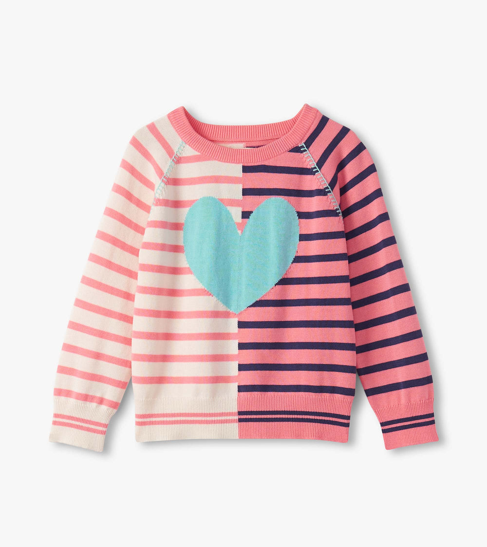 Girls Mixed Stripes Sweater | Hatley Girls