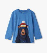 Boys Bear Long Sleeve Graphic Tee | Hatley Boys