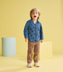 Baby & Toddler Boys Ranch Horses Button Down Shirt | Hatley Baby & Toddler