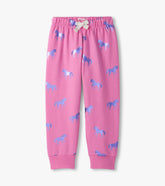 Girls Shimmer Horses Cuffed Track Pants | Hatley Discount Girls