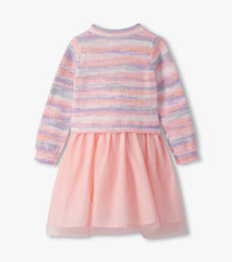 Girls Pastel Rainbow Fuzzy Mixed Skirt Dress | Hatley Discount Girls