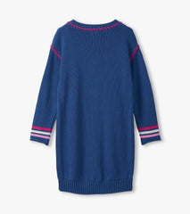 Girls Sapphire Drop Shoulder Sweater Dress | Hatley Discount Girls