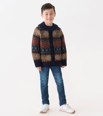 Boys Vintage Fair Isle Shawl Collar Cardigan | Hatley Discount Boys