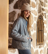 Quilted Tencel Jacket - Washed Blue | Hatley Women
