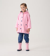 Kids Pink & Navy Matte Rain Boots | Hatley Outlet Girls