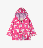 Rainbow Unicorns Raincoat | Hatley For Girls