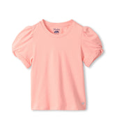 Girls Apricot Blush Twisted Sleeve T-Shirt | Hatley US Girls