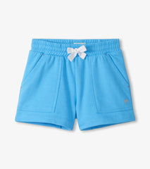 Girls Baby Blue Easy Basic Shorts | Hatley Onsale Girls