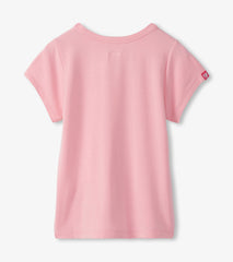 Girls Candy Pink Pocket T-Shirt | Hatley For Girls