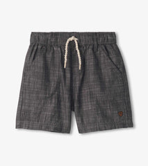 Boys Dark Grey Woven Shorts | Hatley Discount Boys