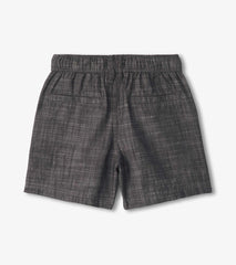 Boys Dark Grey Woven Shorts | Hatley Discount Boys