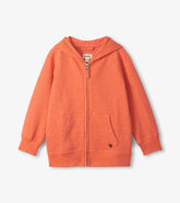 Boys Orange Full-Zip Hoodie | Hatley Sale Boys
