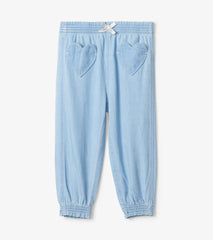 Baby & Toddler Girls Denim Baggy Pants | Hatley Sale Baby & Toddler