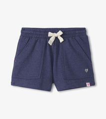 Girls Patriot Blue Easy Basic Shorts | Hatley Sale Girls