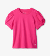Girls Pink Twisted Sleeve Tee | Hatley Outlet Girls