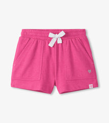 Girls Raspberry Rose Easy Basic Shorts | Hatley Discount Girls