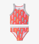 Girls Painted Sea Horse Tankini Set | Hatley Girls