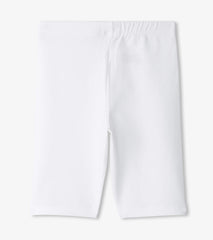 Girls White Bike Shorts | Hatley Outlet Girls