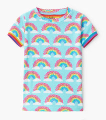 Magical Rainbows Organic Cotton Short Pajama Set | Hatley For Girls