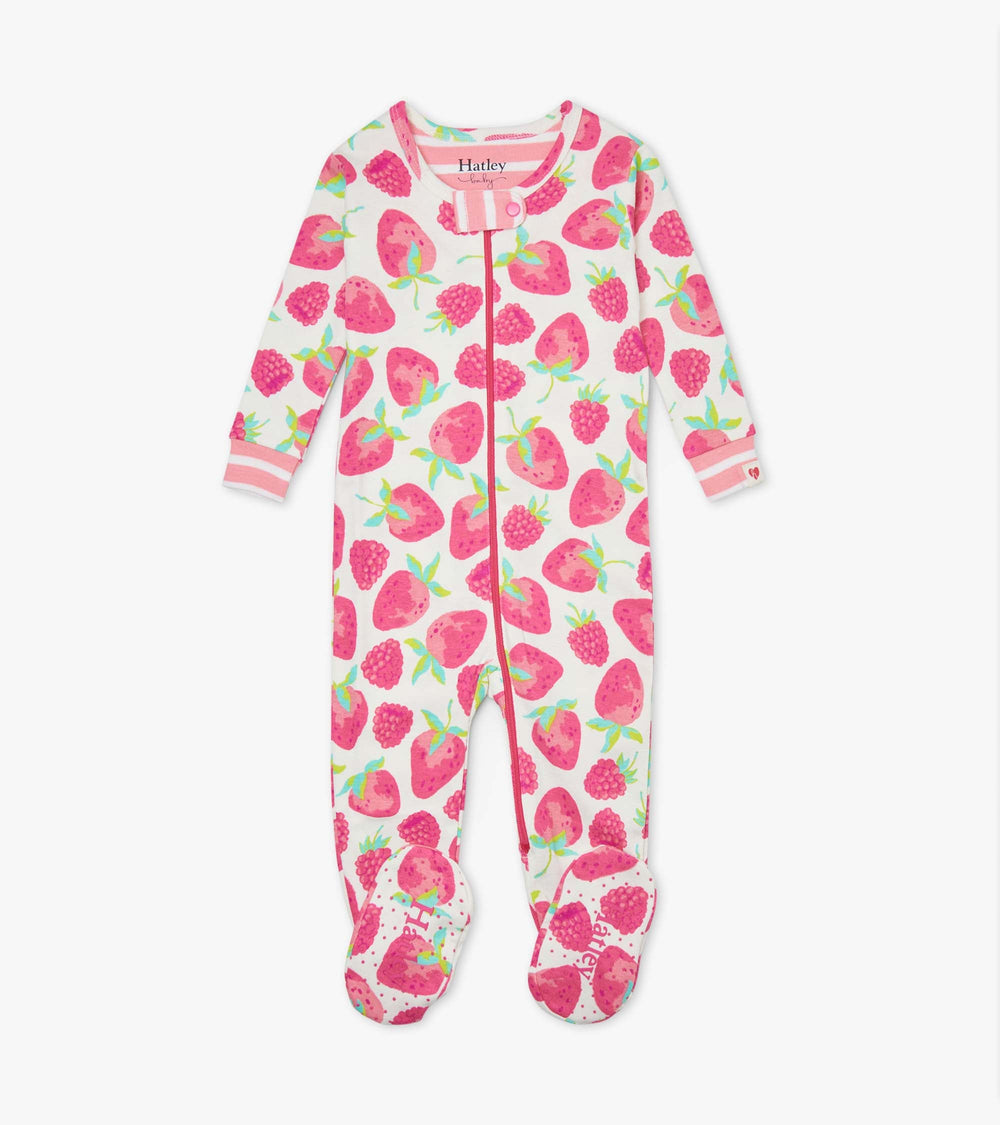 Baby Delicious Berries Cotton Footed Sleeper | Hatley For Baby & Toddler