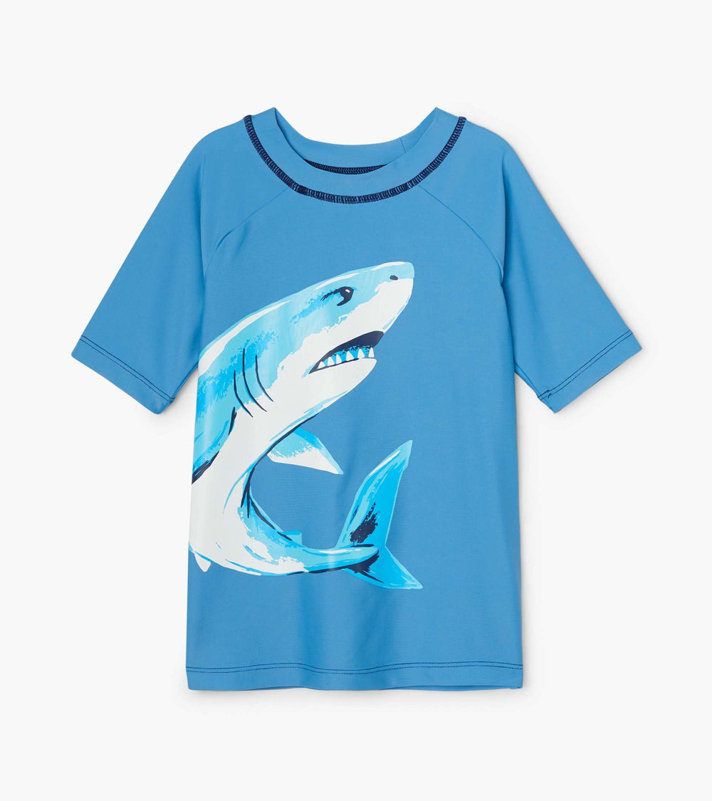 Deep Sea Shark Short Sleeve Rashguard | Hatley Boys