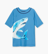 Deep Sea Shark Short Sleeve Rashguard | Hatley Boys