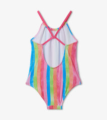 Rainbow Stripes Swimsuit | Hatley Sale Girls