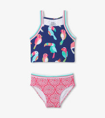 Tropical Birds Tankini Set | Hatley Discount Girls