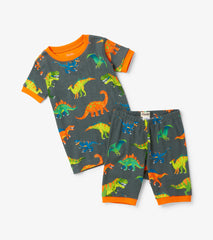 Colorblock Dino Short Pajama Set | Hatley US Boys
