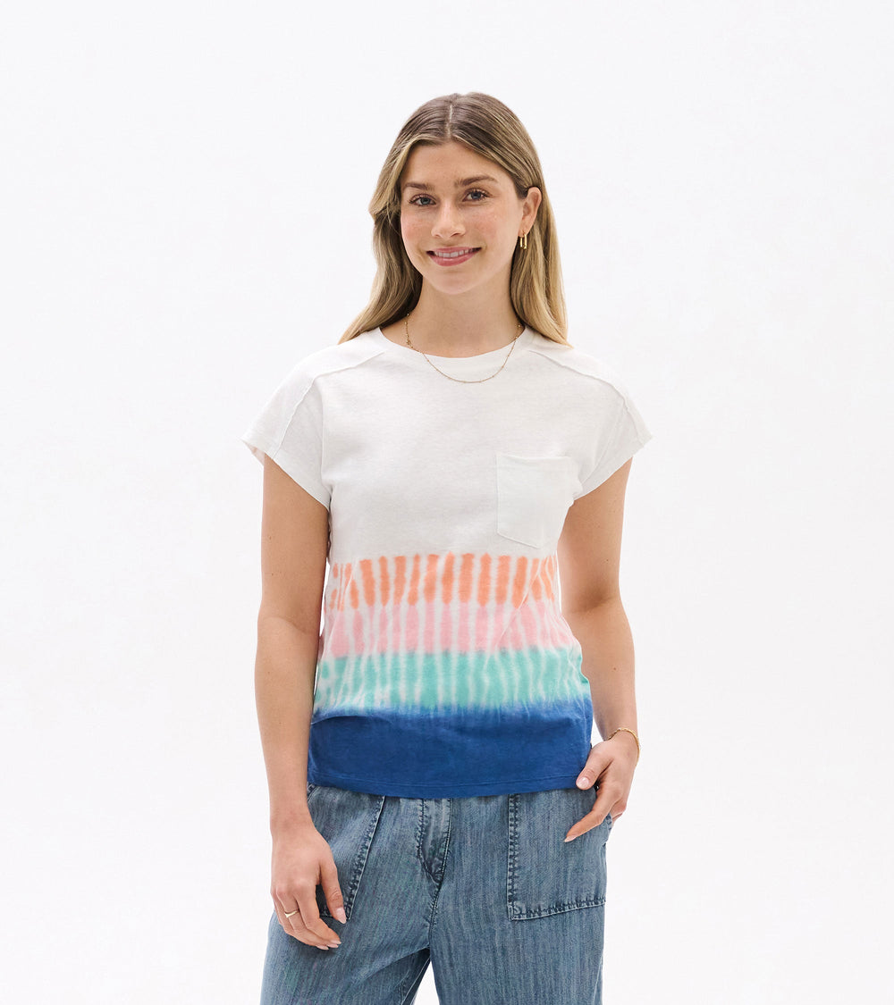 Slouchy Pocket Tee - Vintage Beach | Hatley