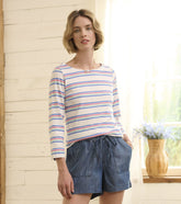 Button Breton - Seaside Stripes | Hatley US Women