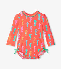 Baby Girls Painted Sea Rashguard Swimsuit | Hatley Sale Baby & Toddler
