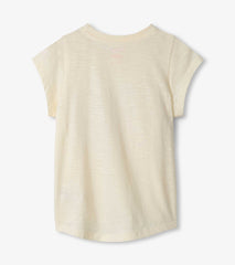 Girls Glowing Butterfly Tie Front T-Shirt | Hatley Outlet Girls