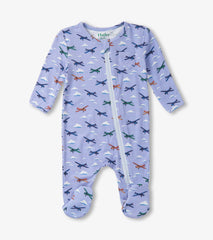 Baby Boys Airplanes Footed Sleeper | Hatley Onsale Baby & Toddler