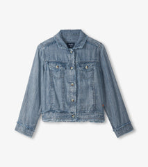 Tencel Jacket - Blue Acid Wash | Hatley Women