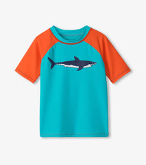 Boys Sharks Short Sleeve Rashguard | Hatley Outlet Boys