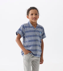 Boys Striped Nautical Jersey Button Down | Hatley Sale Boys