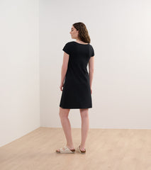 Brooke Dress - Black French Terry | Hatley Discount Women