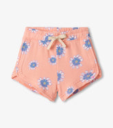 Girls Doodle Daisy Pull On Shorts | Hatley Outlet Girls