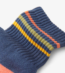 Boys Striped Blue Crew Socks | Hatley Boys