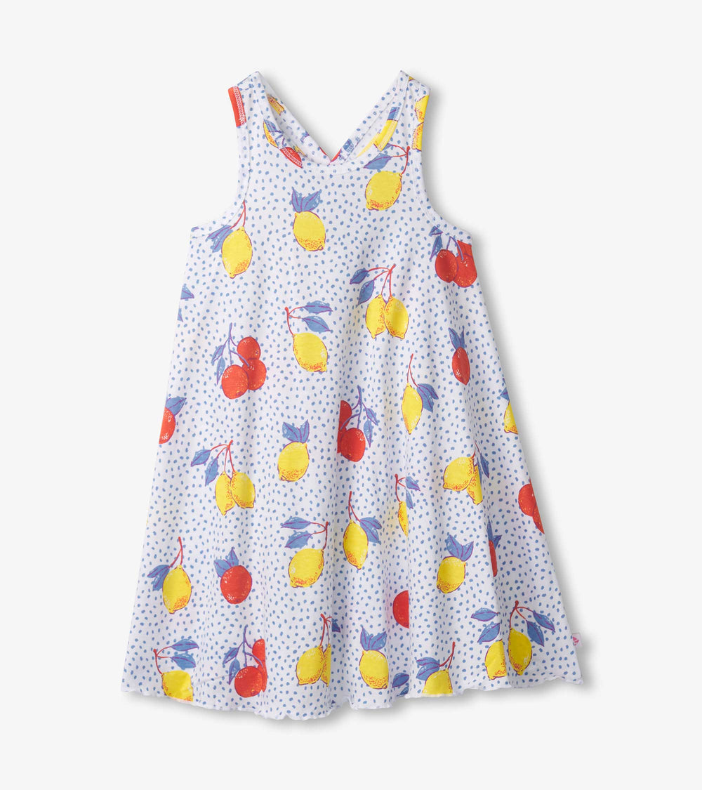 Girls Fresh Citrus Trapeze Dress | Hatley Discount Girls