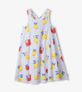 Girls Fresh Citrus Trapeze Dress | Hatley Discount Girls
