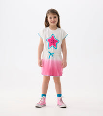 Girls Fuchsia Ombre Pull-On Dress | Hatley