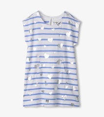 Girls Heart Stripes Slouchy Dress | Hatley Outlet Girls